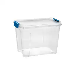 Auchan Actuel boite en plastique 18 l avec clips actuel offre