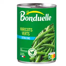 Auchan Supermarché Bonduelle haricots verts extra fins bonduelle offre