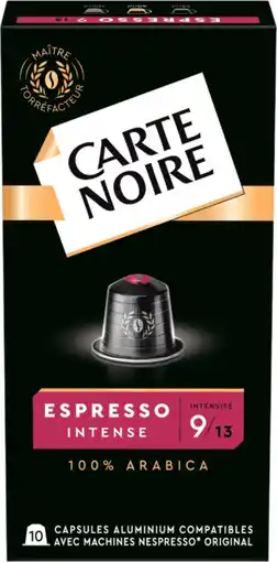 Auchan Supermarché Carte noire capsules de café carte noire offre