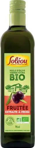 Auchan Supermarché Soleou huile d'olive bio vierge extra soléou offre
