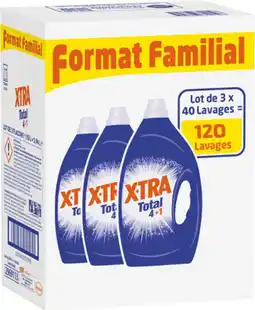 Auchan Supermarché X tra lessive liquide xtra total offre