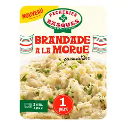 Auchan Supermarché Pecheries basques brandade à la morue parmentière pêcheries basques offre
