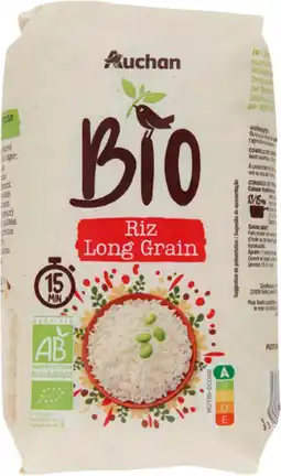 Auchan Supermarché Auchan bio auchan bio riz long grain bio incollable offre