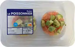 Auchan Supermarché Sans marque tartare de saumon auchan le poissonnier offre