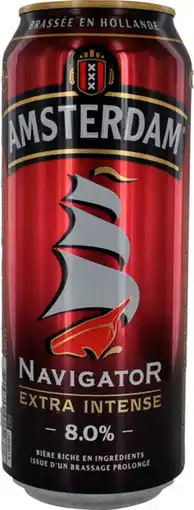 Auchan Supermarché Amsterdam bière blonde amsterdam navigator offre