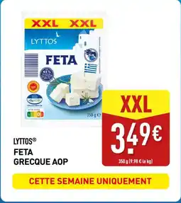 ALDI LYTTOS Feta grecque aop offre