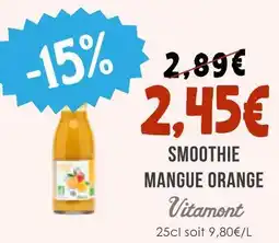 Naturalia Vitamont smoothie mangue orange offre
