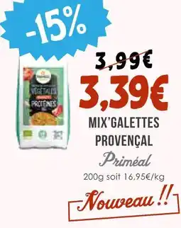 Naturalia Priméal mix'galettes provençal offre