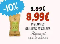Naturalia Rapunzel pistaches grillées et salées offre