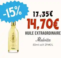 Naturalia Melvita huile extraordinaire offre