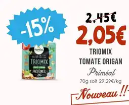 Naturalia Priméal triomix tomate origan offre