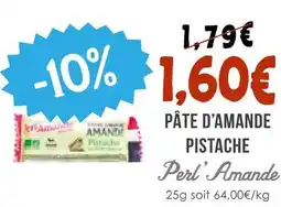 Naturalia Perl'amande pâte d'amande pistache offre