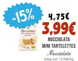 Naturalia Nocciolata mini tartelettes offre
