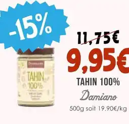 Naturalia Damiano tahin 100% offre