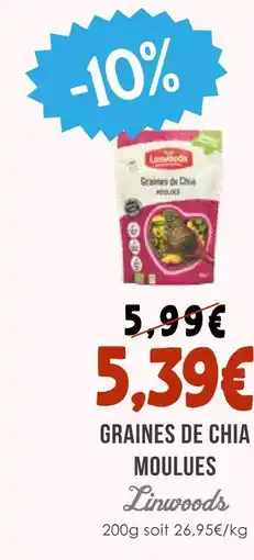 Naturalia Linwoods graines de chia moulues offre