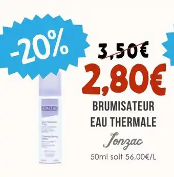 Jonzac brumisateur eau thermale