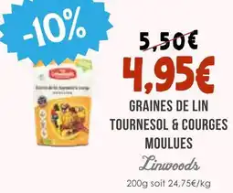 Naturalia Linwoods graines de lin, tournesol & courges moulues offre