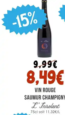Naturalia Vin rouge saumur champigny offre