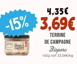Naturalia Bioporc terrine de campagne offre