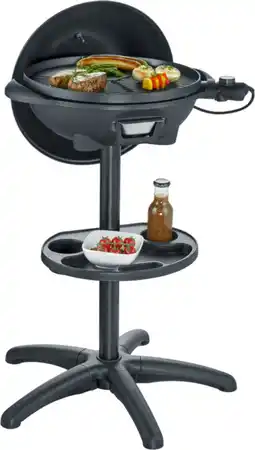 Auchan Severin barbecue sur pieds avec couvercle pg8541 offre