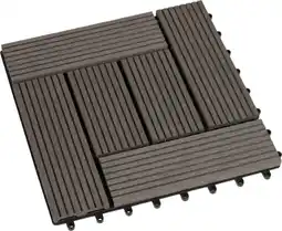 Auchan Gardenstar dalle pvc 29 x 29 x 2 cm offre