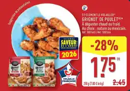ALDI ST-CLÉMENT LE VOLAILLER Grignot' de poulet offre