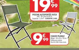 La Foir'Fouille Chaise pliable offre