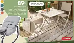 La Foir'Fouille HESPÉRIDÉ Table pliante azua offre