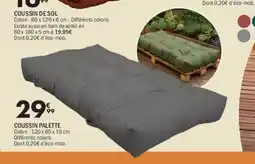 La Foir'Fouille Coussin de sol offre