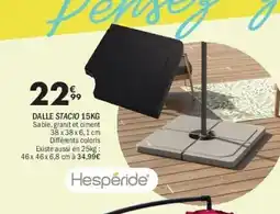 La Foir'Fouille HESPÉRIDÉ Dalle stacio offre