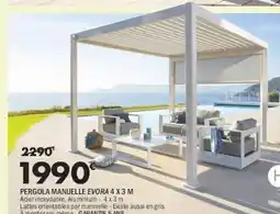 La Foir'Fouille Pergola manuelle evora 4 x3 m offre
