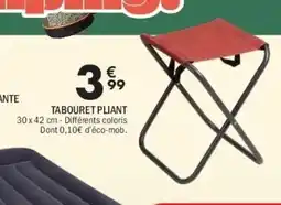 La Foir'Fouille Tabouret pliant offre
