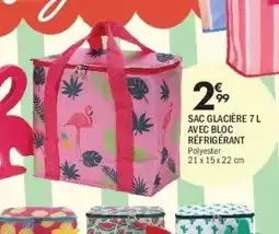 La Foir'Fouille Sac glacière avec bloc réfrigérant offre