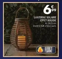 La Foir'Fouille Lanterne solaire effet bougie offre