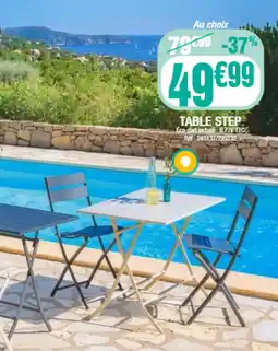 La Foir'Fouille Table step offre