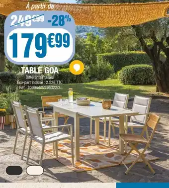 Table goa