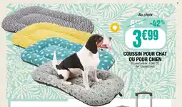 La Foir'Fouille Coussin pour chat ou pour chien offre