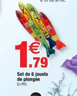Bazarland Set de 6 jouets de plongée offre