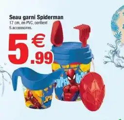 Bazarland Seau garni Spiderman offre