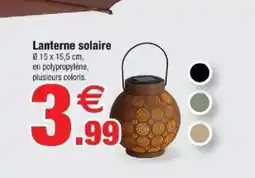 Bazarland Lanterne solaire offre