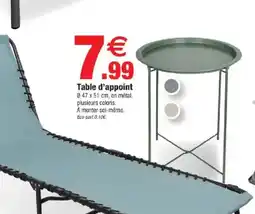 Bazarland Table d'appoint offre