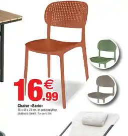 Bazarland Chaise Bario offre