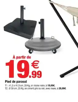 Bazarland Pied de parasol offre