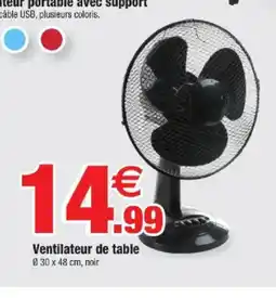 Bazarland Ventilateur portable offre