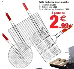 Bazarland Grille barbecue avec manche offre