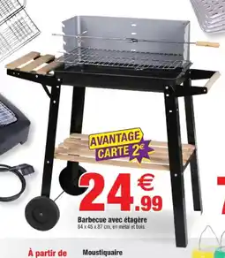 Bazarland Barbecue avec étagère offre
