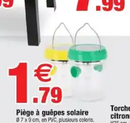 Bazarland Piège à guêpes solaire offre