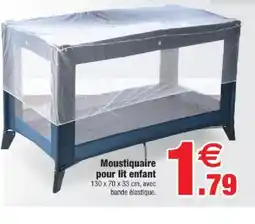 Bazarland Moustiquaire pour lit enfant offre