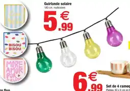 Bazarland Guirlande solaire offre