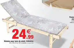 Bazarland Matelas pour bain de soleil Felindra offre